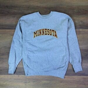 Steve and Barry's Minnesota Crewneck Sweatshirt Mens S Gray NCAA